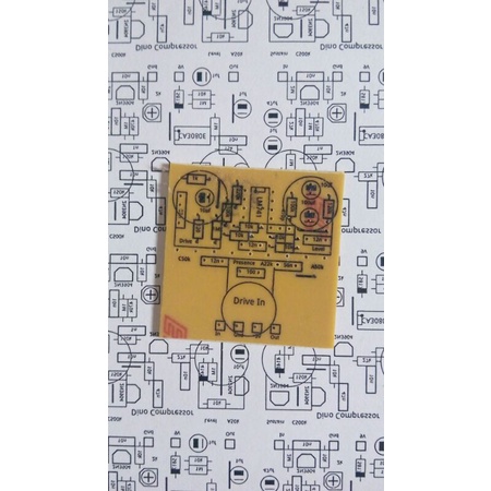PCB EFEK GITAR DRIVE IN OVERDRIVE