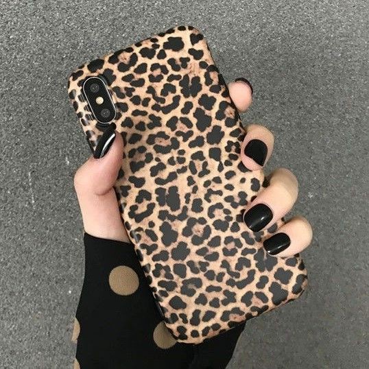 casing iPhone7plus 8plus Leopard Print iPhoneXS 11 11ProMax Silicone Phone Case