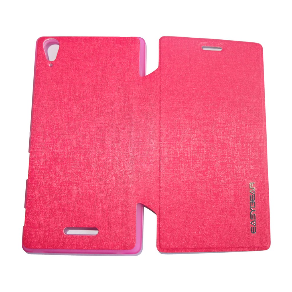 Sarung EASYBEAR Sony Xperia T3 / Lether Case Sony Xperia T3 / Flip Shell / Flip Cover / Dompet / Sarung hp