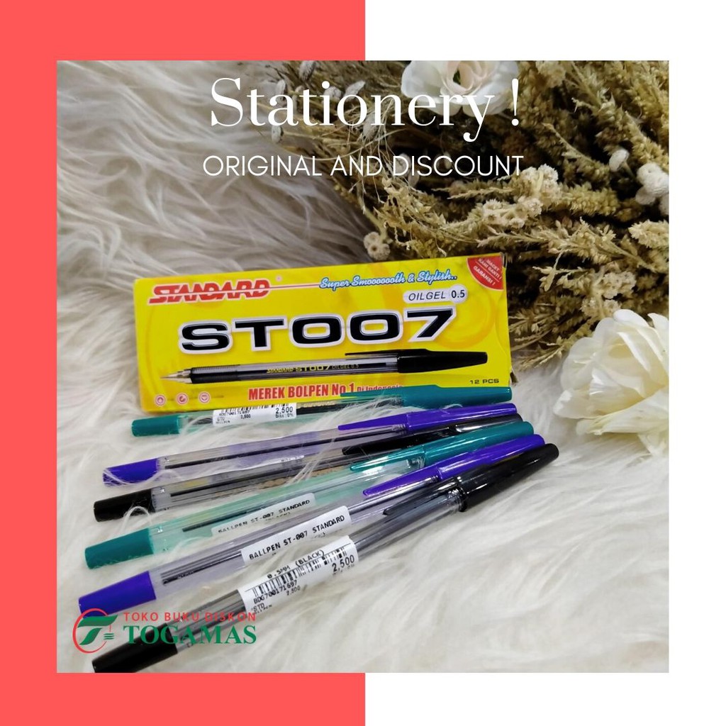 

BALLPEN ST-007 STANDARD 0.5MM (BLACK)