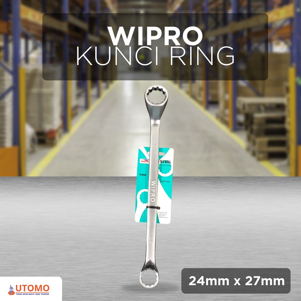Kunci Ring 24x27mm Wipro Satin / Kunci Double Ring 24 x 27 mm WIPRO