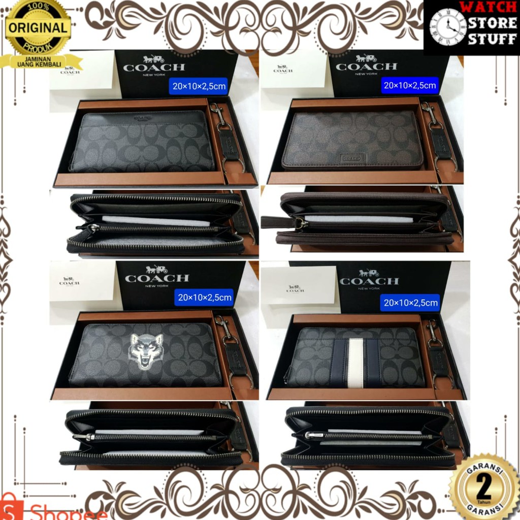 [DOMPET COACH PRIA ORIGINAL FO] DOMPET COACH PRIA SIGNATURE