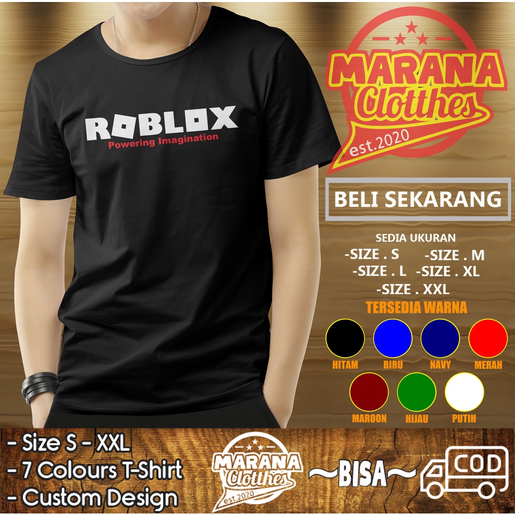 Kaos Roblox Logo Baju Game