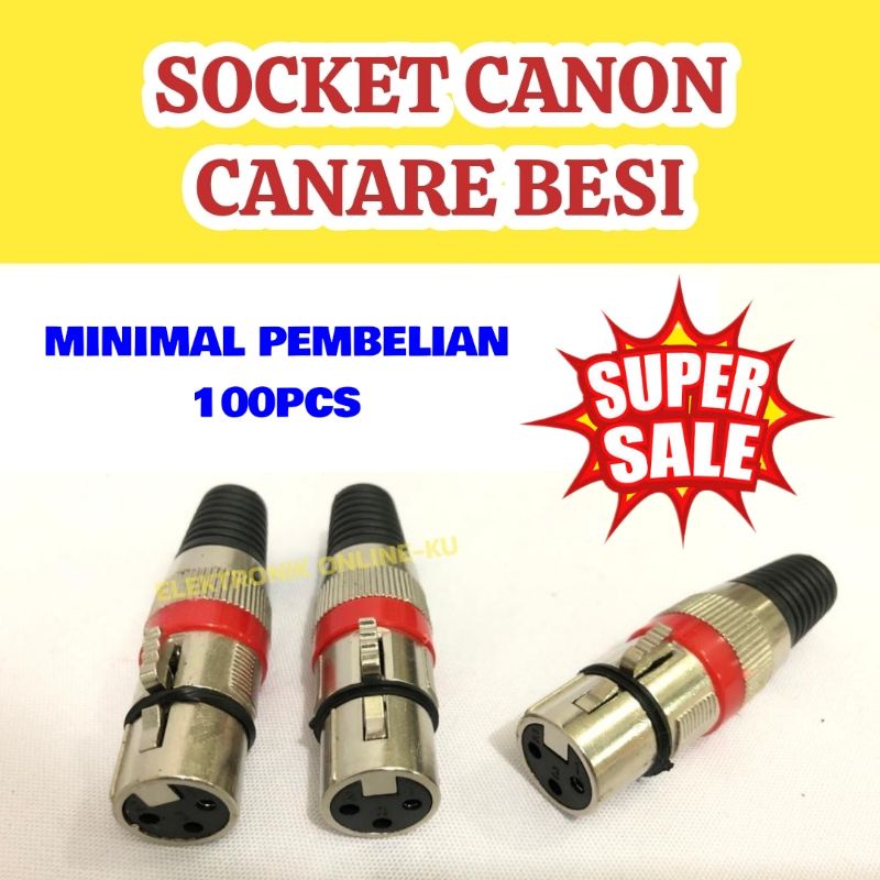 SOCKET CANON CANARE (MINIMAL PEMBELIAN 100PCS)