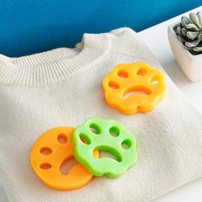 1pc Sikat Pembersih Bulu Anjing / Kucing Multifungsi Bahan Silikon Reusable Untuk Mesin Cuci