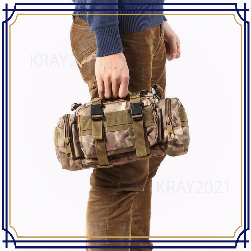 Tas Selempang Pria Army Sling Bag 6L BG788