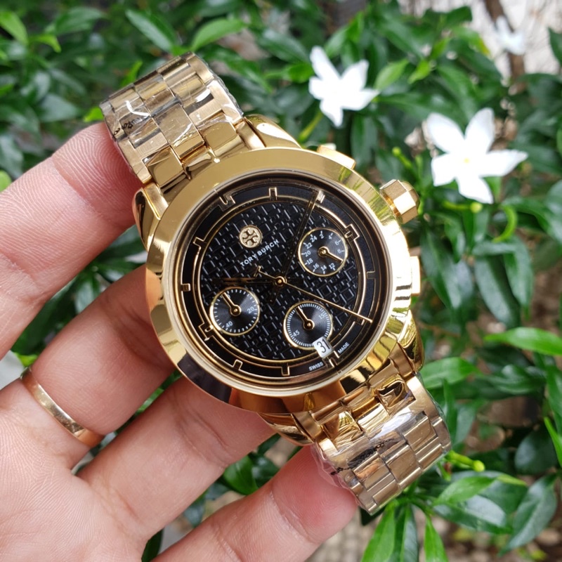 JAM TANGN TORY BURCH WANITA 1024 STAINLESS STEEL ORIGINAL BM