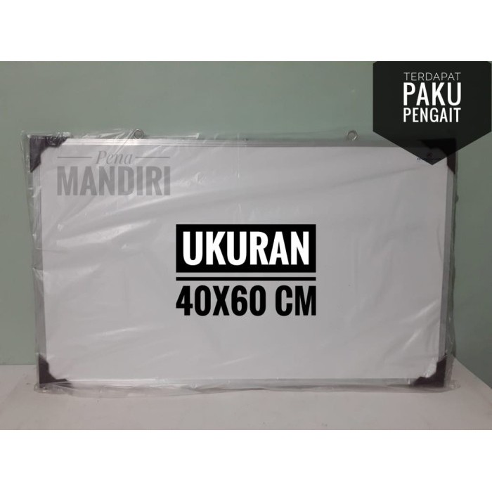 

Papan tulis whiteboard 40x60 Murah