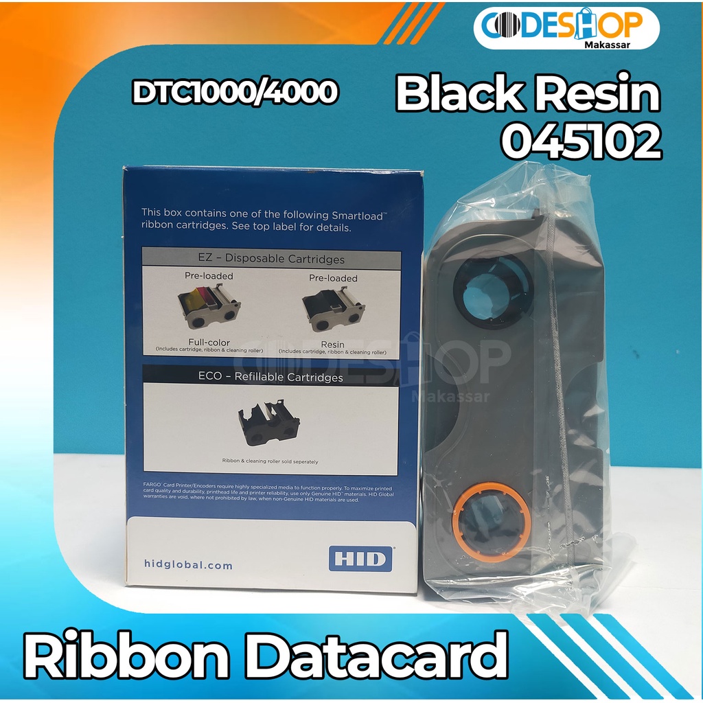 RIBBON TINTA HITAM BLACK FARGO DTC 1250 - DTC1250E - DTC1250 E 45102