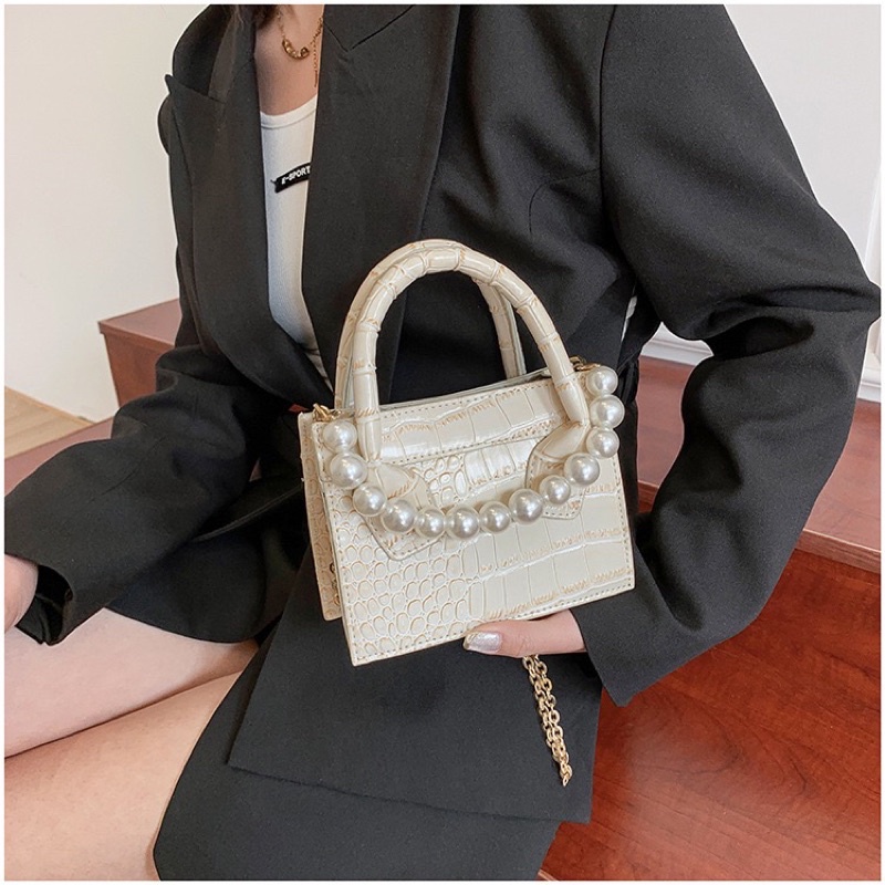 ✨✨HOTESALE✨✨TAS CROCO MUTIARA HANDBAG SELEMPANG SLINGBAG SHOULDER KONDANGAN BAG WANITA IMPORT LB-221