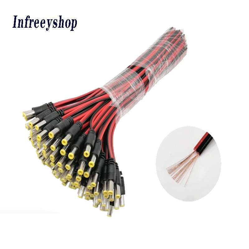 Jack Dc Kabel Male Cctv Adaptor Dc Male