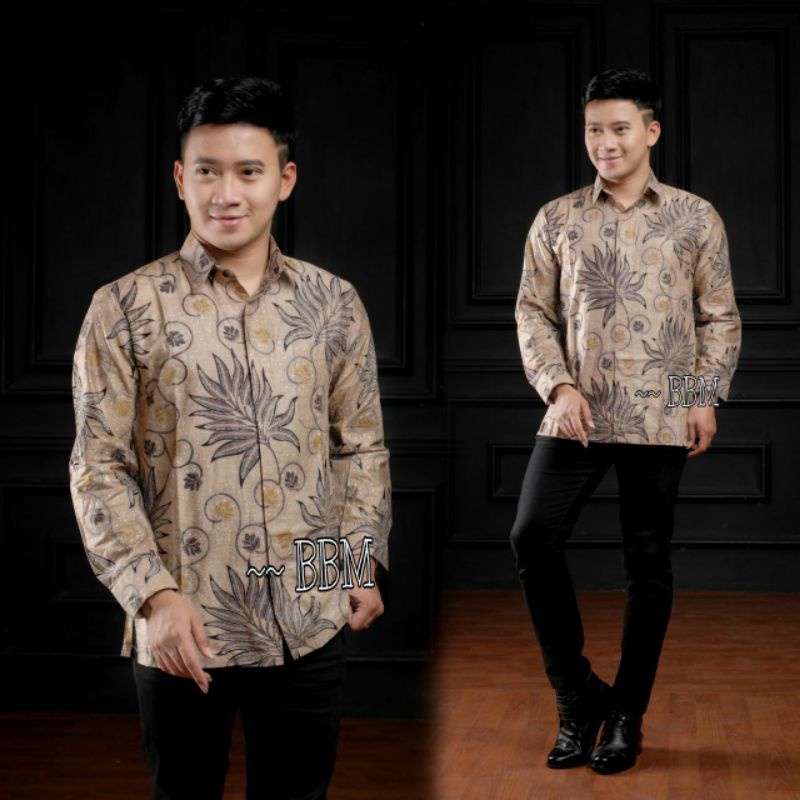 KEMEJA BATIK PANJANG PEKALONGAN MOTIF TERBARU