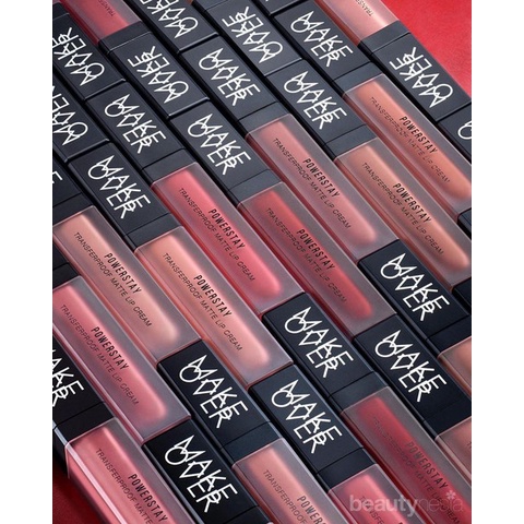 `ღ´ PHINKL `ღ´ 🅼🅰🅺🅴 🅾🆅🅴🆁 MAKE OVER Powerstay Transferproof Matte Lipcream ombre lips lipstick cair kekinian