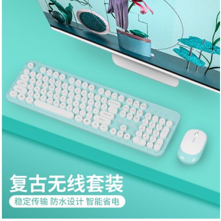 Keyboard + Mouse Wireless Business - Home - Office Tanpa Kabel