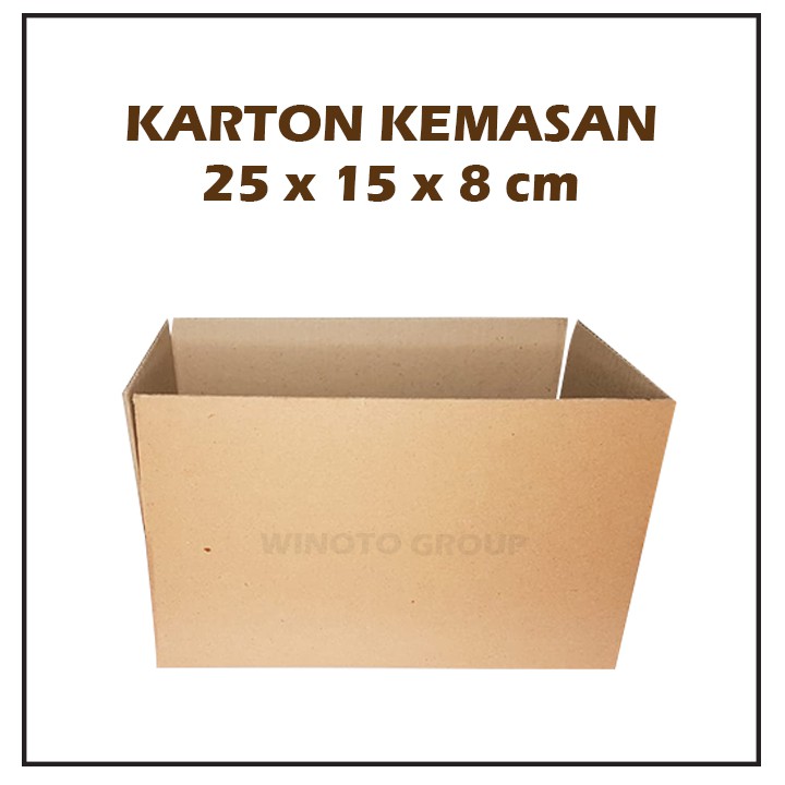 Kardus Kemasan Box Packing 25 x 15 x 8