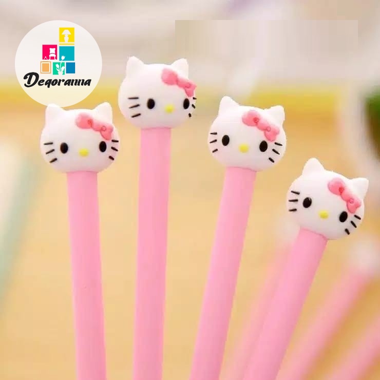 

Pulpen Sanrio Hello Kitty Pink Lucu / Alat Tulis / Pulpen & Tinta