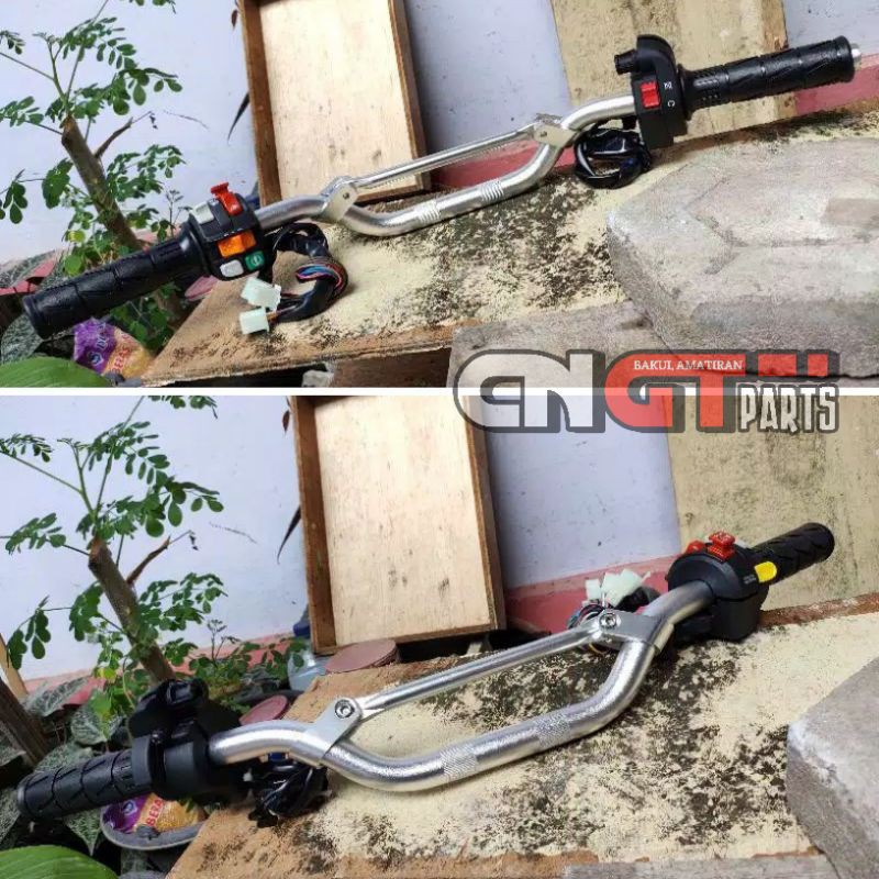 stir daytona replika stir ride it copy daytona tipe low set holder kanan kiri grip kaze