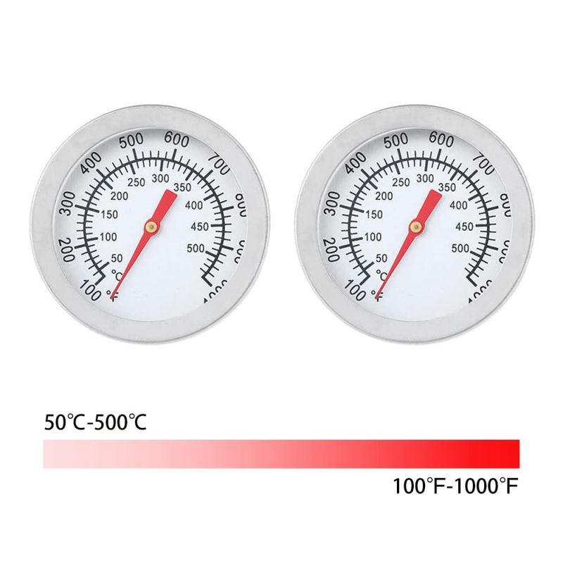 Stainless Oven Thermometer Food Meat Temperature Dial Food Meat Temperature Gauge 50-500 Centigrade Degrees