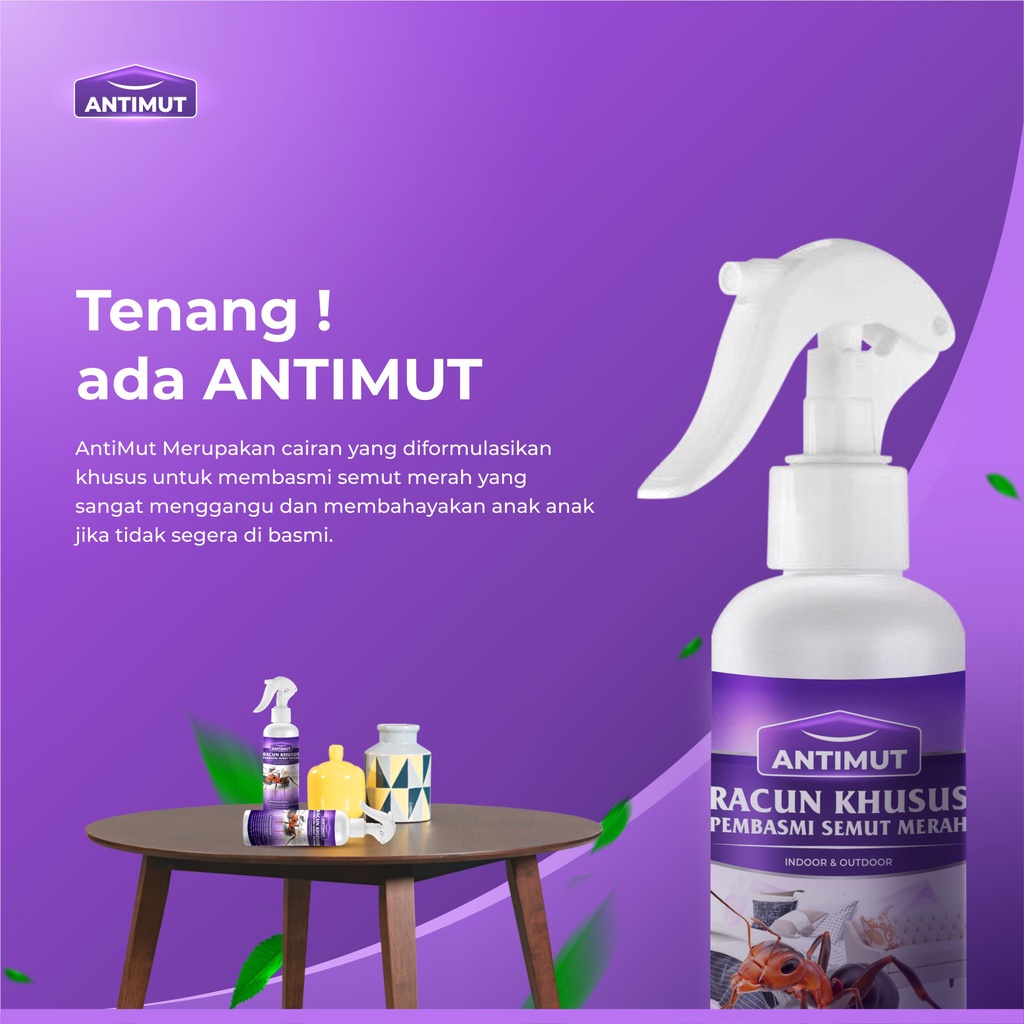 Antimut Pembasmi Semut Merah Spray Bahan Alami Kemasan 250ML