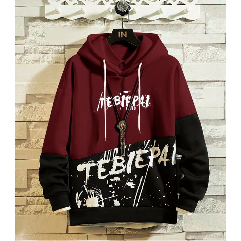 FORTGLASS TEBIE PAI SWEATER HODIE RAJUT JUMPER POLOS PRIA LENGAN PANJANG