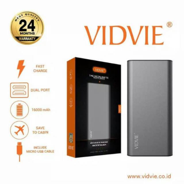 Powerbank Vidvie PB717 16000mah