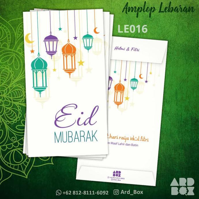 

Produk Unggulan Amplop Angpao Lebaran Custom Nama Idul Fitri Terbaru Murah Unik Le016