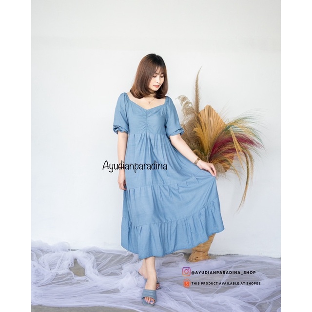 DRESS REMPEL WANITA