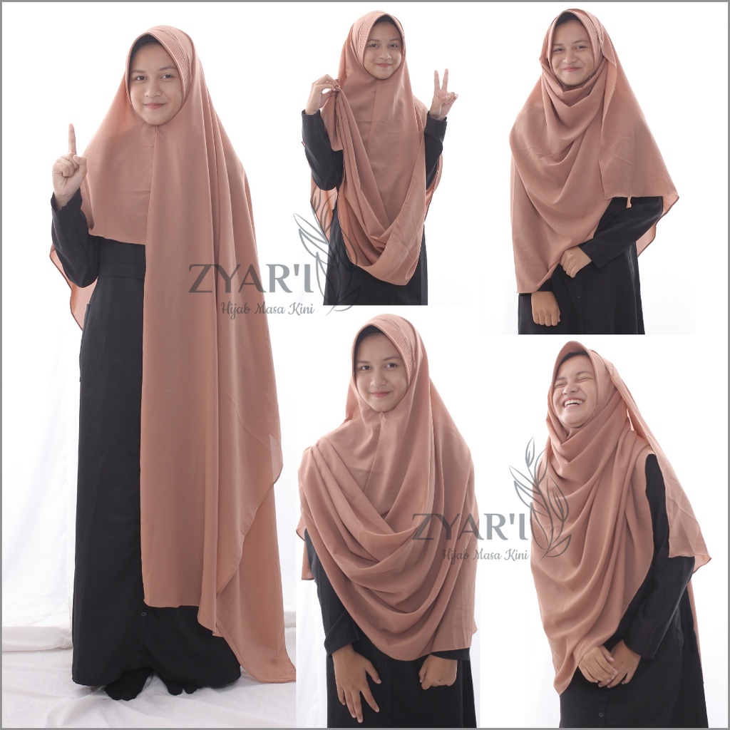 

Jilbab Pashmina Instan 2in1 Jumbo Syar'i - Pastan Jumbo Diamond syari