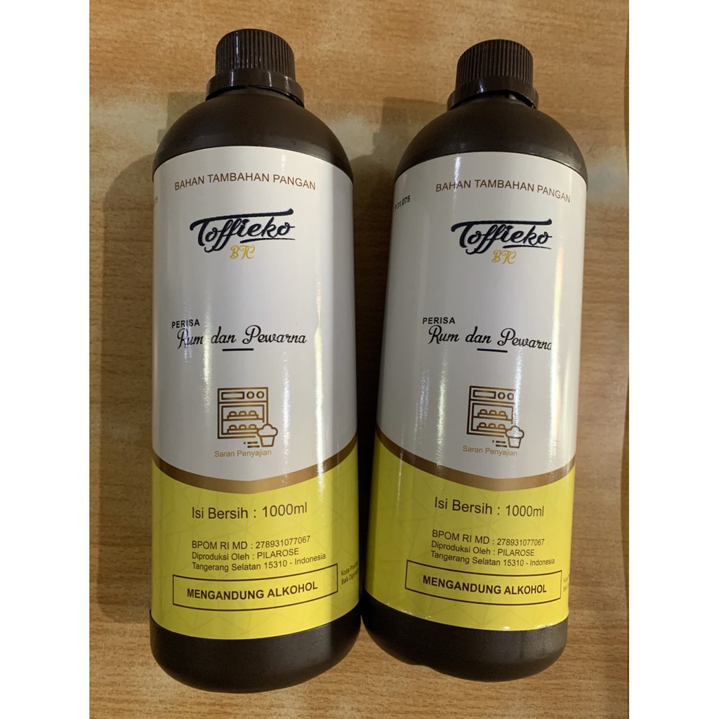 

Toffieco Rum butter cream 1 kg Rhum buttercream rum perisa flavor flavour