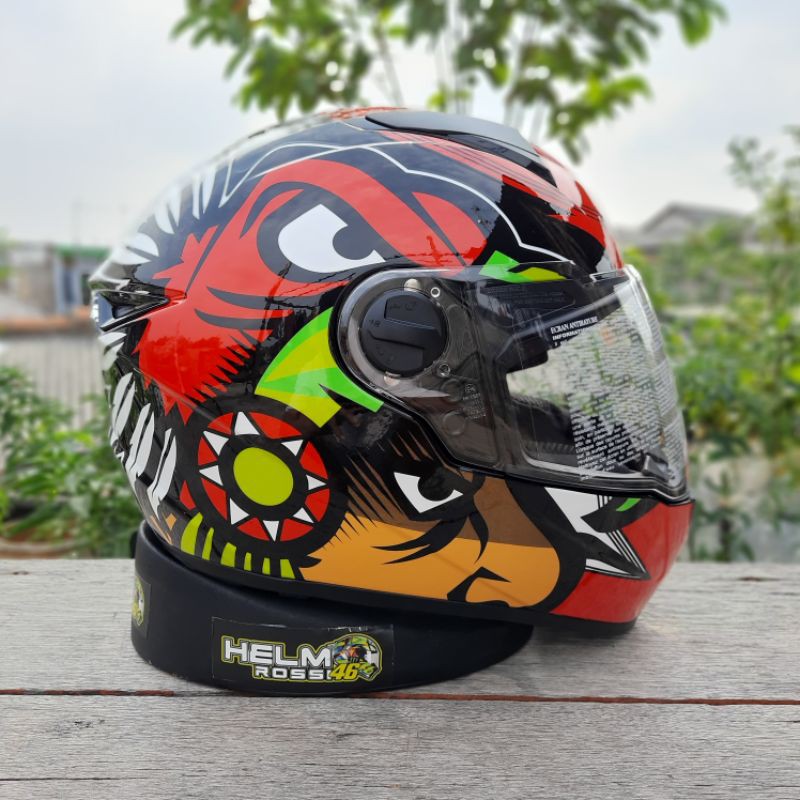 [COD] ZEUS 811 RED BLK MERAH DARUMA AL29 ORIGINAL