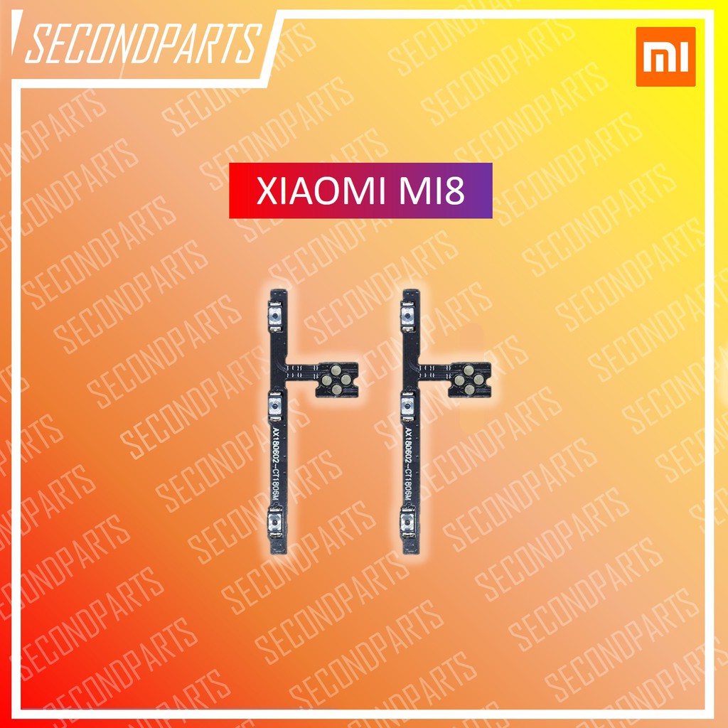 FLEXIBLE ON OFF TOMBOL POWER XIAOMI MI8 MI 8 SE ORIGINAL