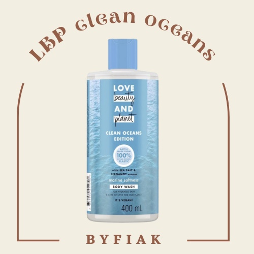 Love Beauty And Planet Sabun Mandi Sea Salt & Bergamot Body Wash Detox & Exfoliating 400ml