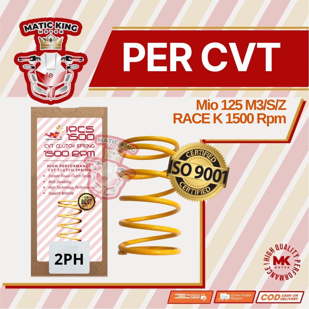 Per CVT Puli Pully Racing 2PH Mio M3 S Z GT X-Ride Fino Freego Gear Fazzio 125 Race K 1500 RPM