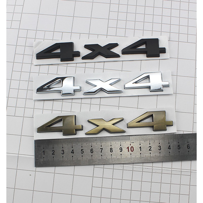 1pc Stiker Emblem Metal 4x4 Limited Edition Untuk Bagasi Belakang JEEP Ford