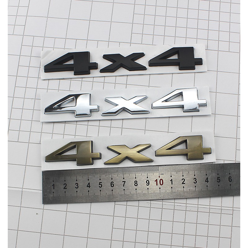 1pc Stiker Emblem Metal 4x4 Limited Edition Untuk Bagasi Belakang JEEP Ford