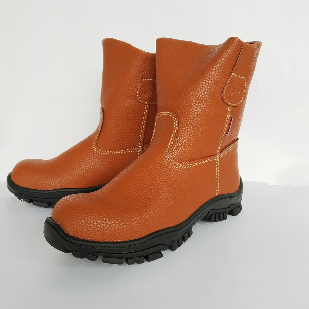 sepatu  safety boot murah berkualitas king gregor Ujung besi terbaik