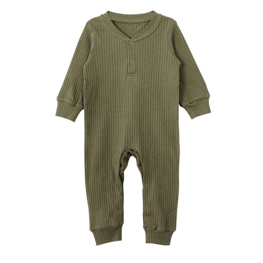Sleepsuit Bayi / Jumpsuit Anak / I am Cotton Long Romper Rib-3