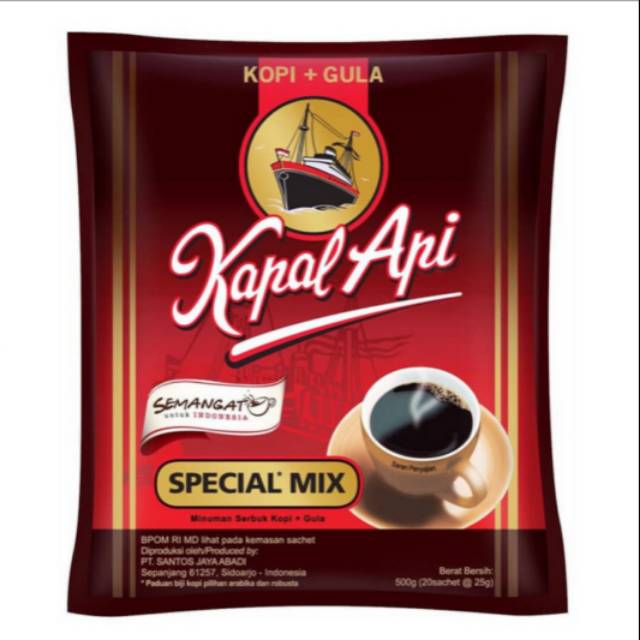 

KAPAL API Special Mix Coffee Bag 500gr (20 sachet @25gr)
