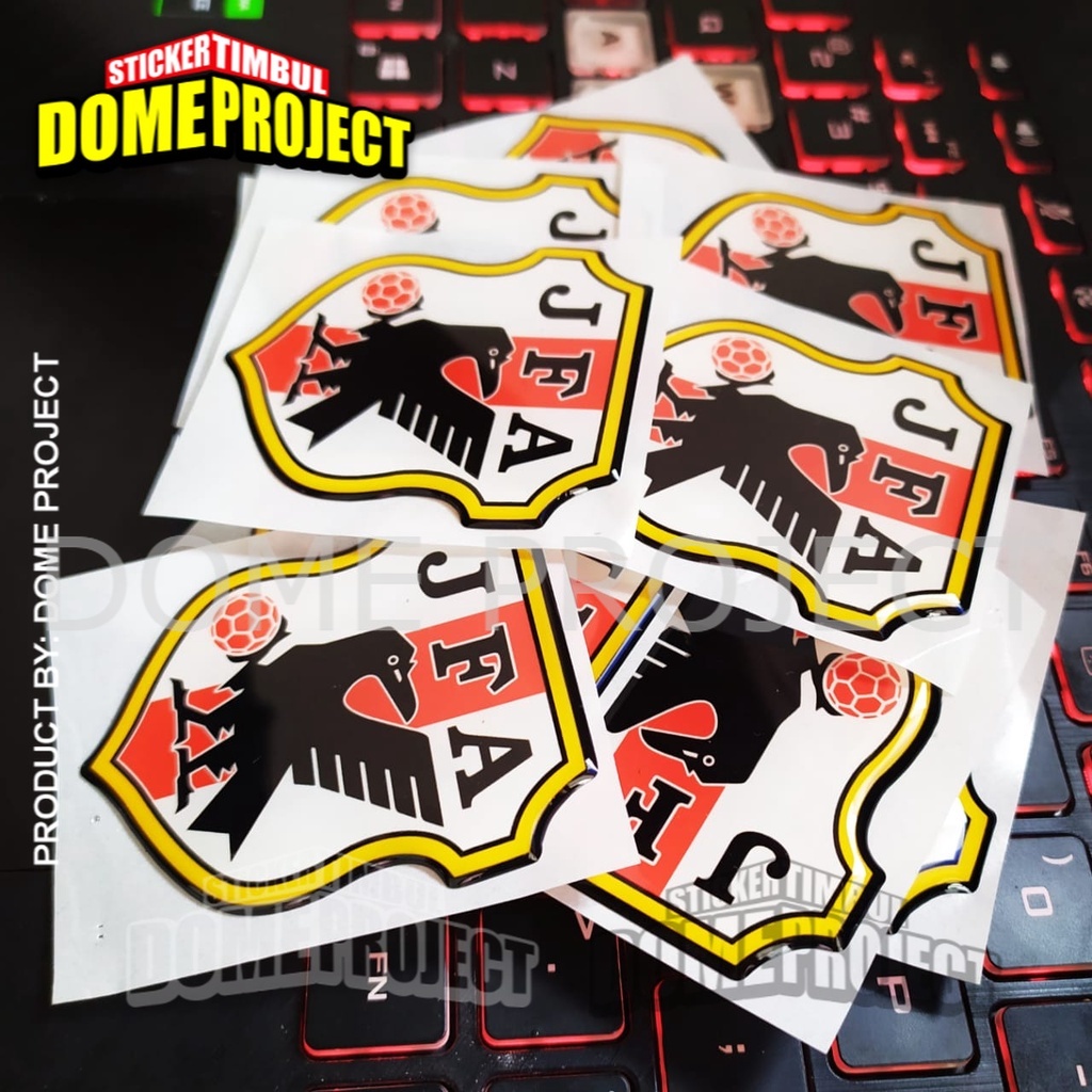 STIKER MOTOR TIMBUL LOGO JFA EMBLEM STIKER TIMBUL RESIN LENTUR STIKER AKSESORIS SEPEDA MOTOR