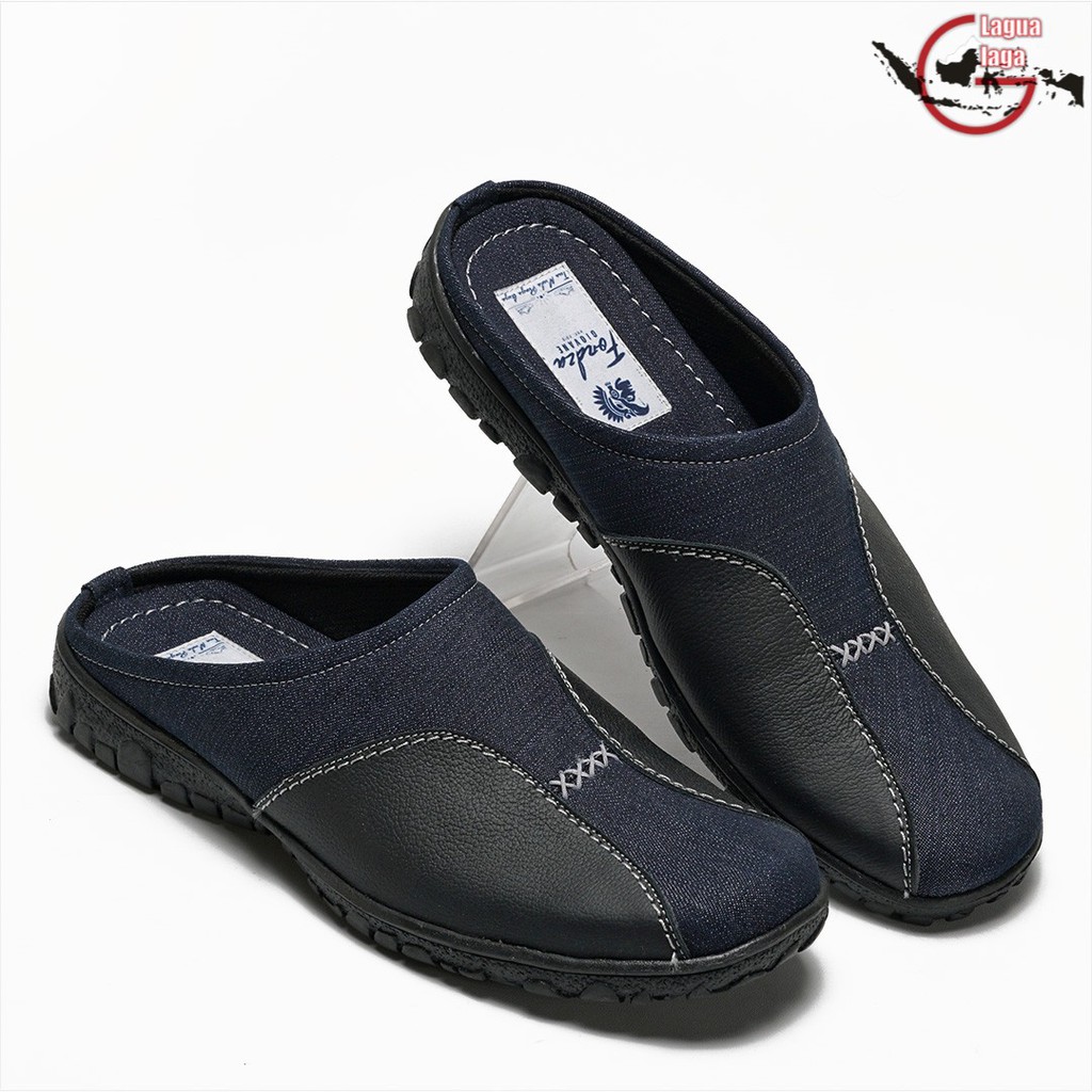 Sepatu Sendal Pria Cruz Cabturk Denim Sepatu Sandal Bustong Original CD98 XYZ