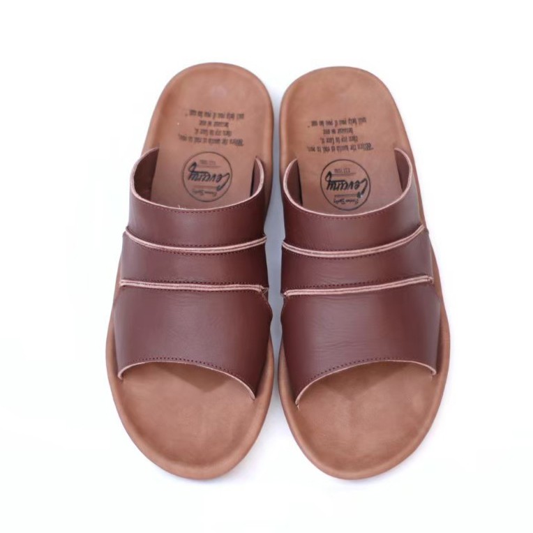  SaNDal  Pria  Slide Kickers  Original  Bahan Kulit Santai 