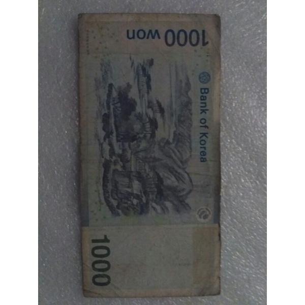 Uang kuno Korea 1000 Won 1501-1570