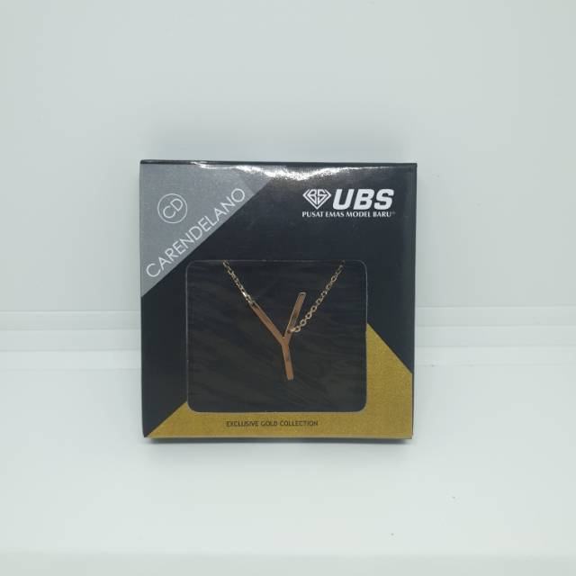 Kalung Emas 375
Alpha Beta Milea
UBS Carendelano
Huruf Y