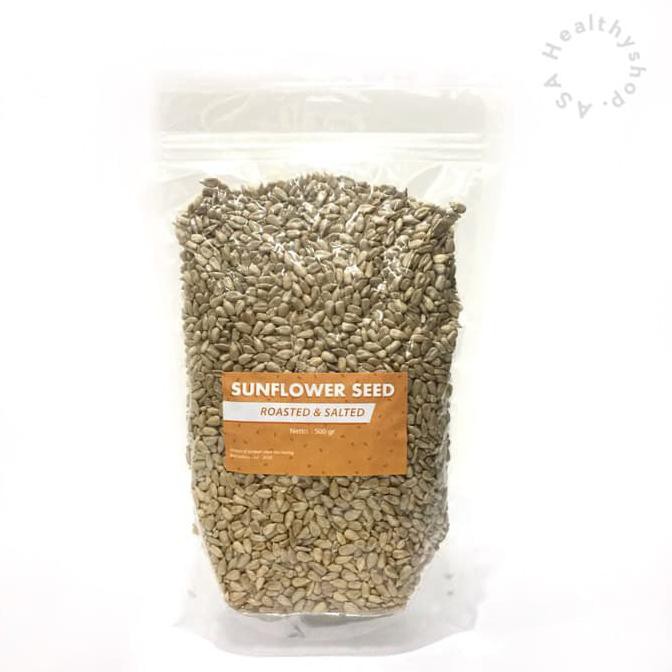 

MURAH PROMO Sunflower Seed Roasted & Salted 500gram / Biji Bunga Matahari Panggang