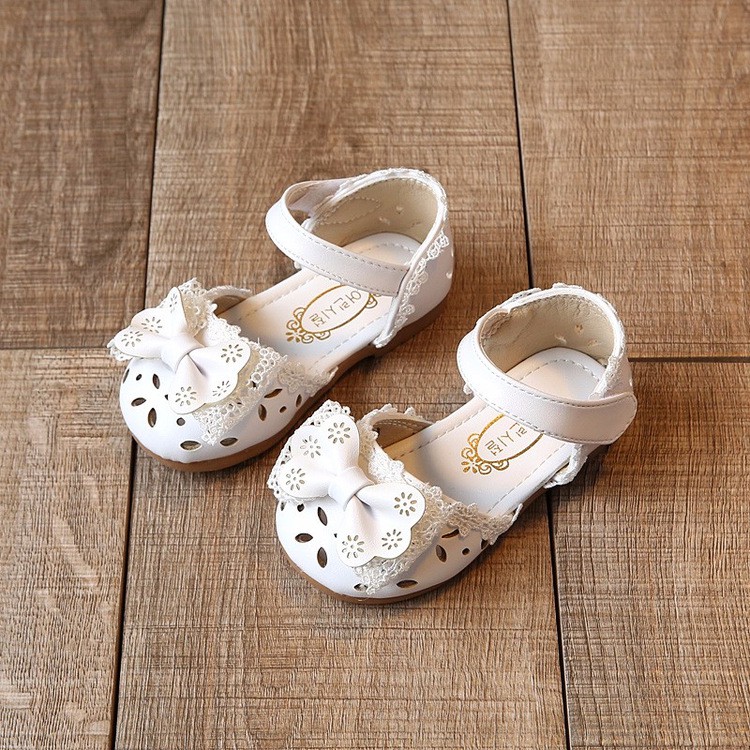 littlekiddoss SH20148 Sepatu Anak Perempuan Sepatu Flat Pita Sepatu Sandal Anak Perempuan