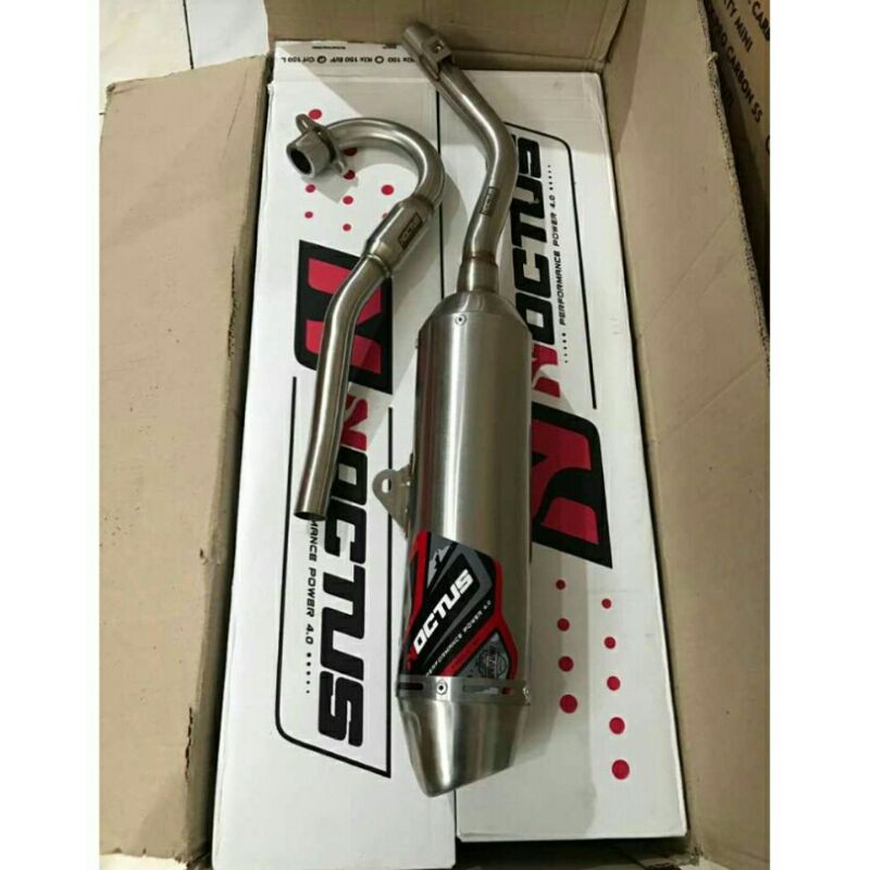 knalpot nurifumi noctus t3 stainles original klx 150,d tracker,crf 150l
