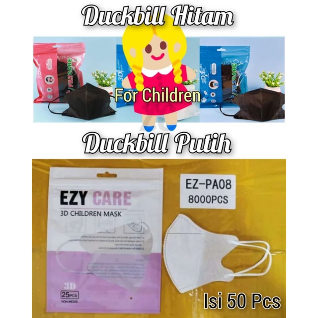 Masker Duckbill Anak isi 50 pcs