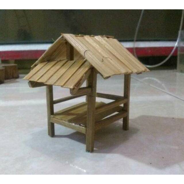 Miniatur/mainan rumah rumahan aquascape