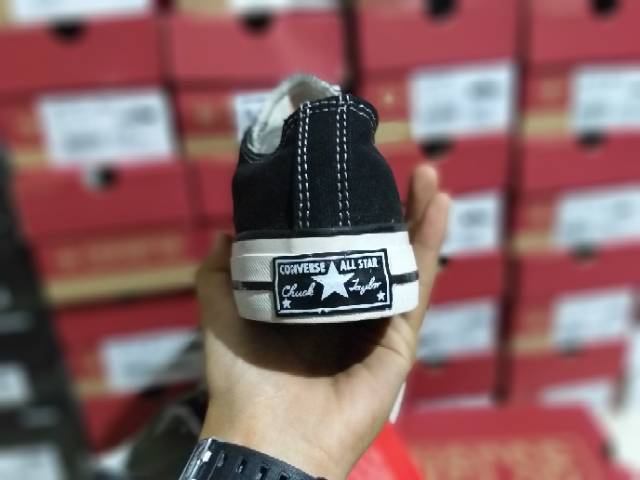 Sepatu Converse Chuck Taylor 70S Black Hitam Sneakers Casual Import Vietnam Premium BNIB Pria Wanita