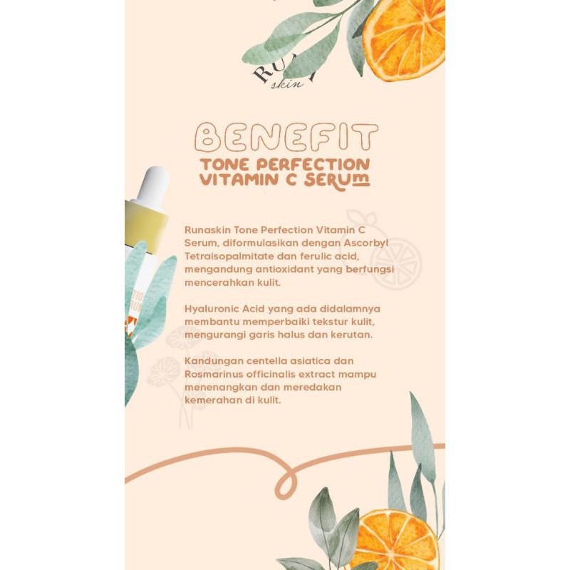 Runaskin Tone Perfection Vitamin C Serum